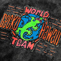 1989 Gecko World - Black Volcanic Acid Wash