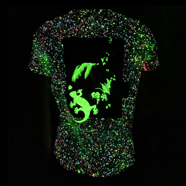 Island Treasure - Glow-In-The-Dark Splatter Women's Tee