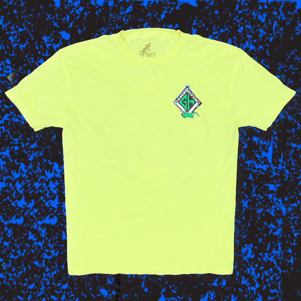 Adventure Gecko - 1988 Totally Yellow Pigment Tee