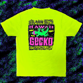 1988 Gecko Bootleg - 1980's Neon Yellow Tee