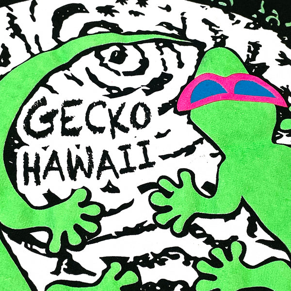 Gecko Swirl - Black Acid Wash