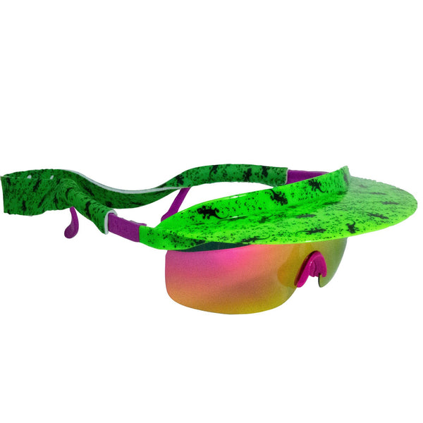 Gecko Visor Shades Neon Green