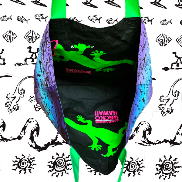 Reversible Splash Resistant Neon Beach Bag