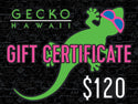 Gecko Hawaii Gift Cards