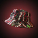 Gecko Red Stripe Bucket Hat