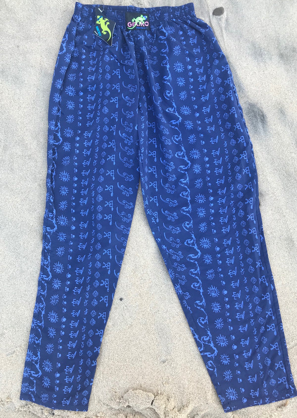 Wave Beach Pants Blue