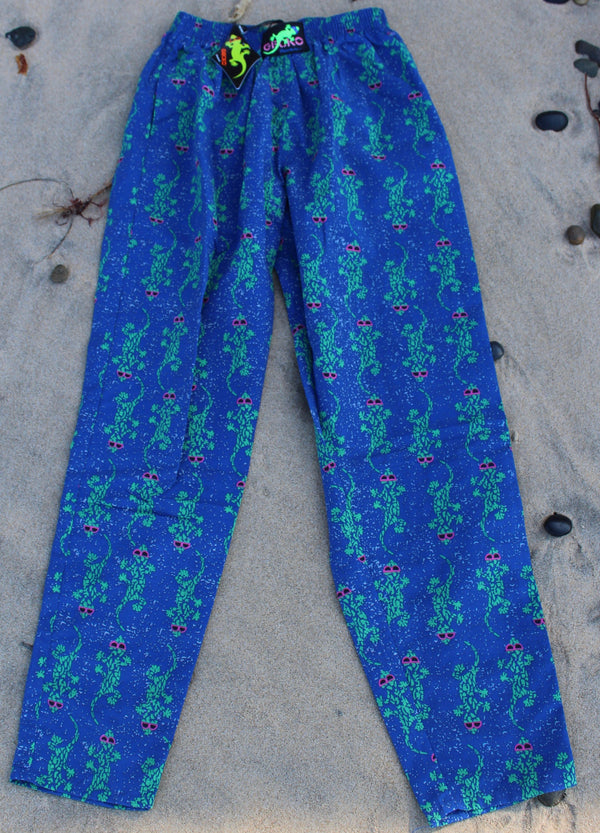 Gecko Hawaii 90s Camo Beach Pants - Light Blue