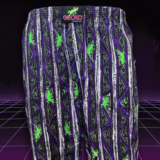 Purple Stripe Gecko Beach Pants