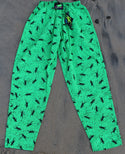 Gecko Hawaii 90s Neon Beach Pants - Green