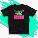 GITD Splatter Gecko Bootleg V2 Black Tee (Limited)