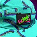 Neon Mint Gecko Petro 5 Panel Hat