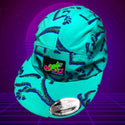 Neon Mint Gecko Petro 5 Panel Hat