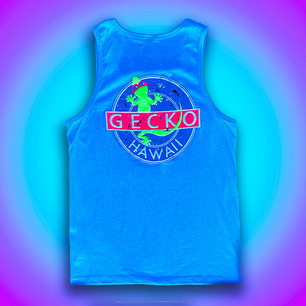 Gecko Vinyl - Neon Blue Tank