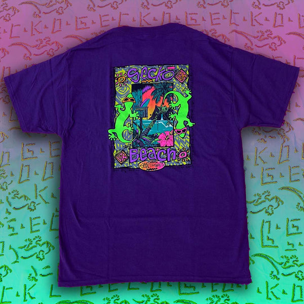 Gecko Beach Grape SMASH Tee