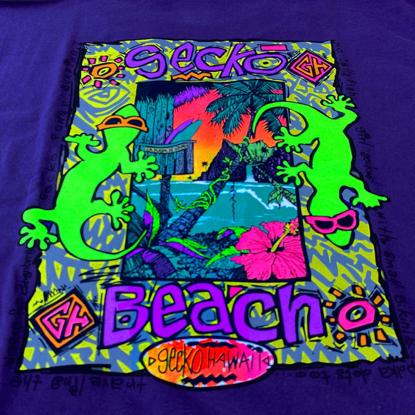 Gecko Beach Grape SMASH Tee