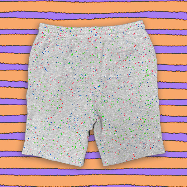 Clean Grey GITD (Glow In The Dark) SPLATTER Shorts