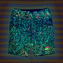 Clean Grey GITD (Glow In The Dark) SPLATTER Shorts