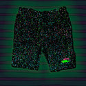 Black GITD (Glow In The Dark) SPLATTER Shorts