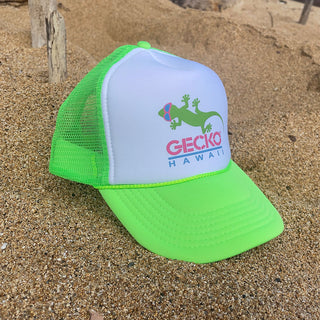 1980's Neon Green Trucker Hat