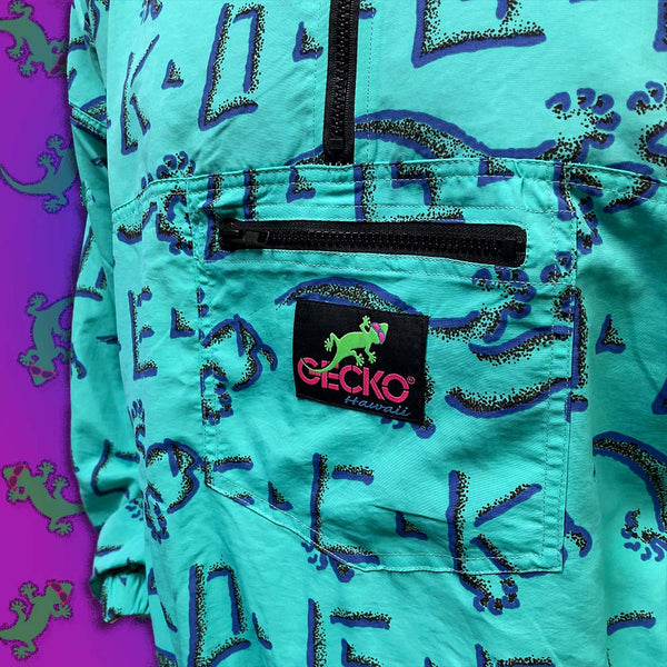 Gecko Petro '88 Hot Mint Windbreaker