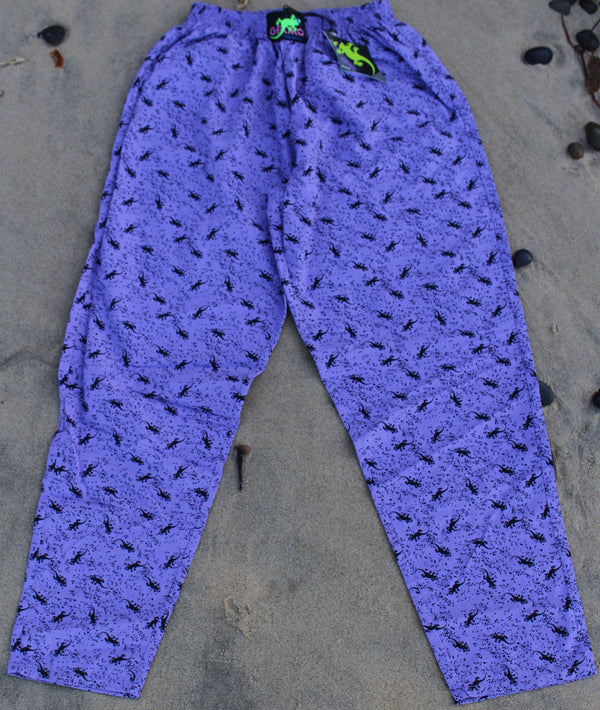 Mini Gecko Beach Pants Purple