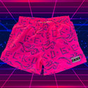 Rad Hot Pink Petro Volley Shorts