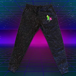 Gecko Hawaii's SPLATTER Black Joggers V2
