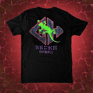Gecko Lava Logo '88 Black Beach Tee