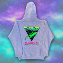 Gecko Hawaii's Endless Summer Heather Grey Zip Hoodie
