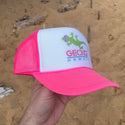 1980's Neon Pink Trucker Hat