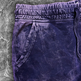 New Wave HyperSpace Purple Volcanic Acid Wash Joggers