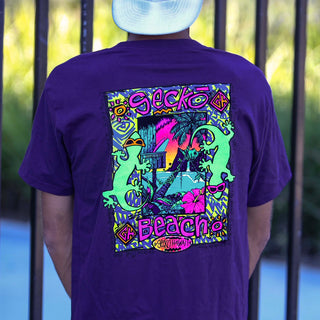 Gecko Beach Grape SMASH Tee