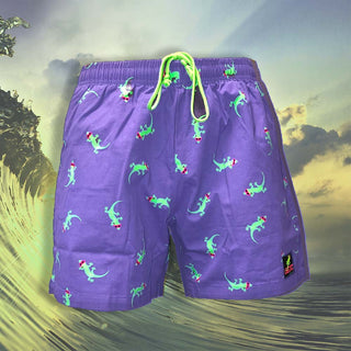OG Purple Gecko Cotton Shorts