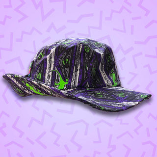 Gecko Purple Stripe Boonie / Wide Brimmed Bucket Hat