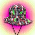 Gecko Red Stripe Boonie Hat