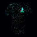 1988 Space Gecko Glow In The Dark SPLATTER TEE - Limited 2025 Edition