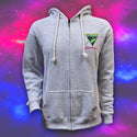 Gecko Hawaii's Endless Summer Heather Grey Zip Hoodie