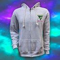 Gecko Hawaii's Endless Summer Heather Grey Zip Hoodie