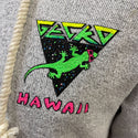 Gecko Hawaii's Endless Summer Heather Grey Zip Hoodie