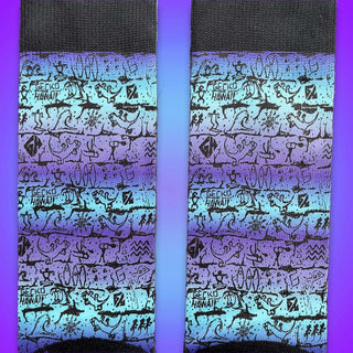 Tie Dye Wall Party Socks